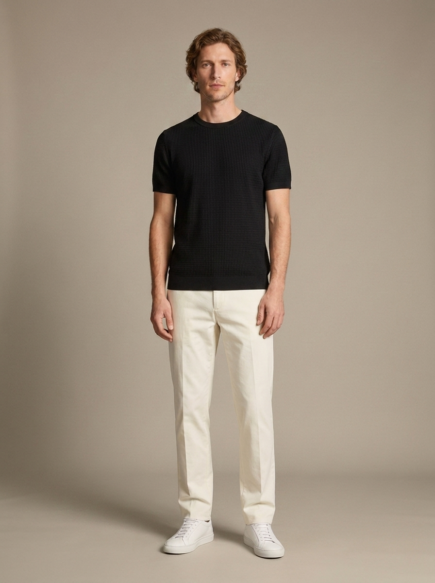 T-shirt Baptiste - Noir