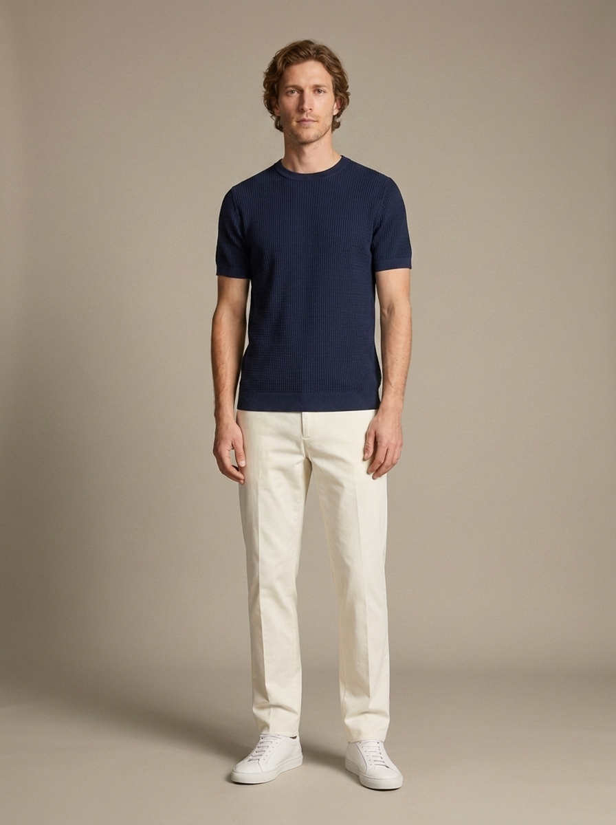T-shirt Baptiste - Bleu marine