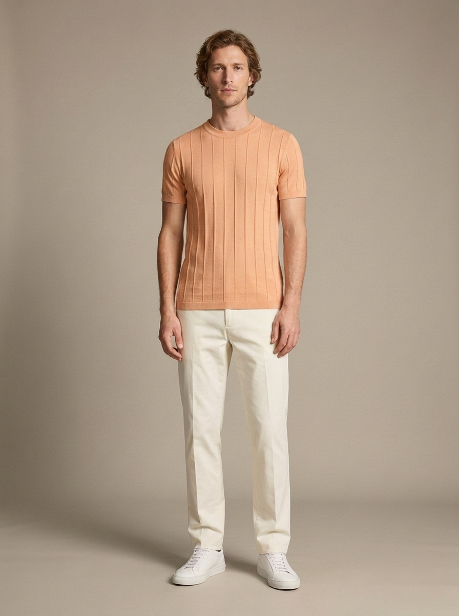 T-shirt Brice - Abricot