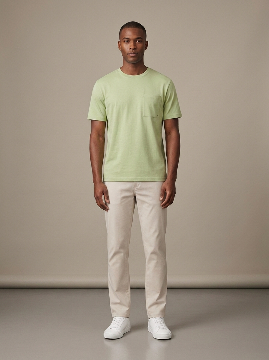 T-shirt Clement - Vert pois clair