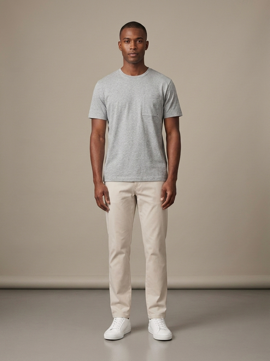 T-shirt Clement - Gris chiné