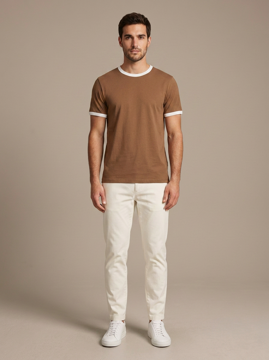 T-shirt Cedric - Brun