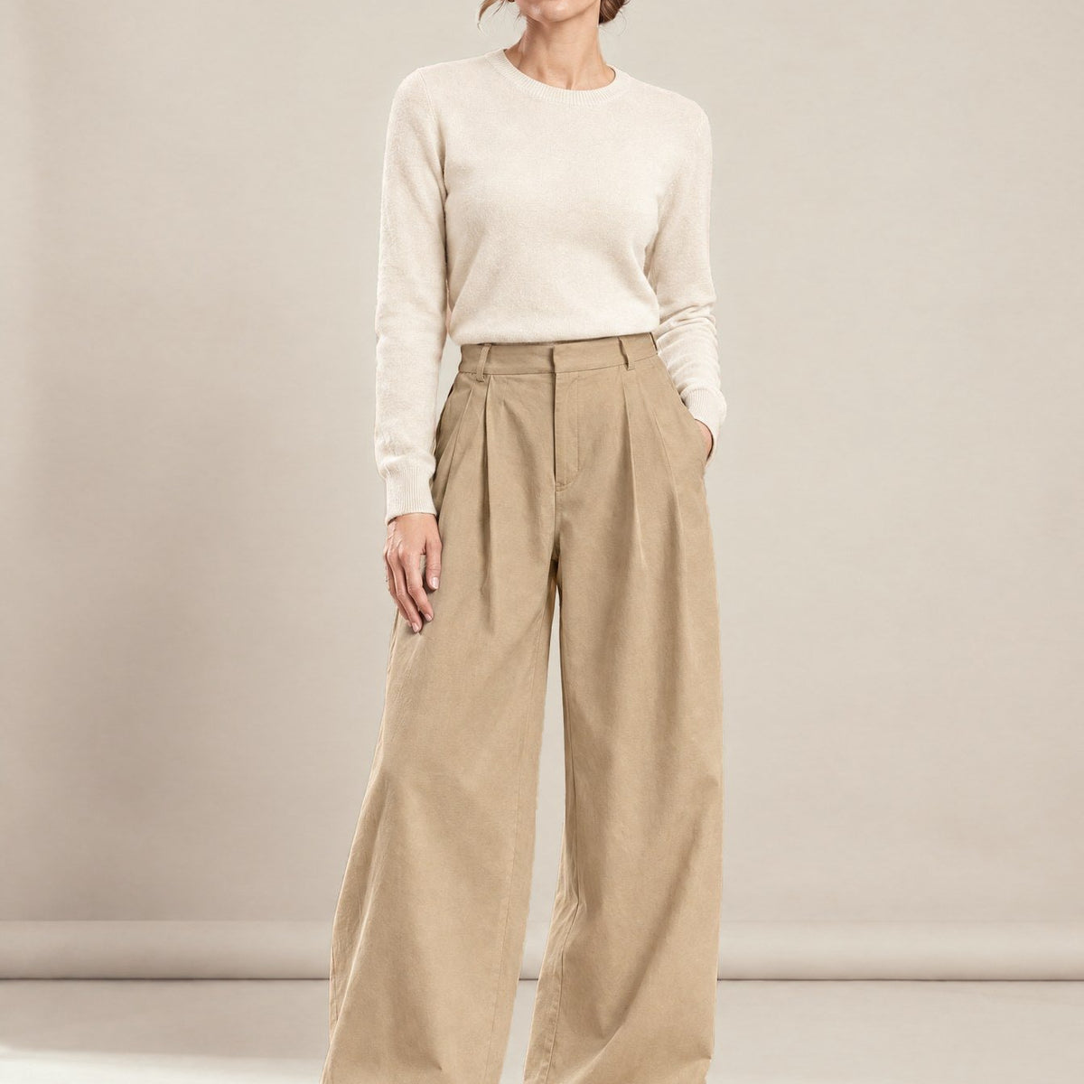 Geneviève Trousers in sand