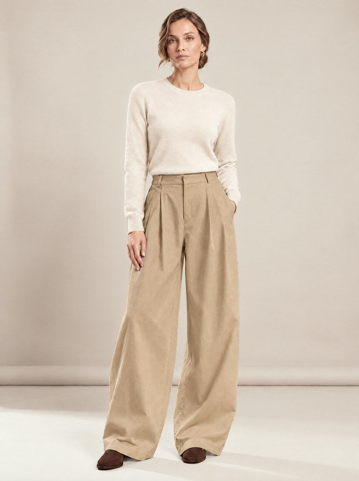 Geneviève Trousers in sand
