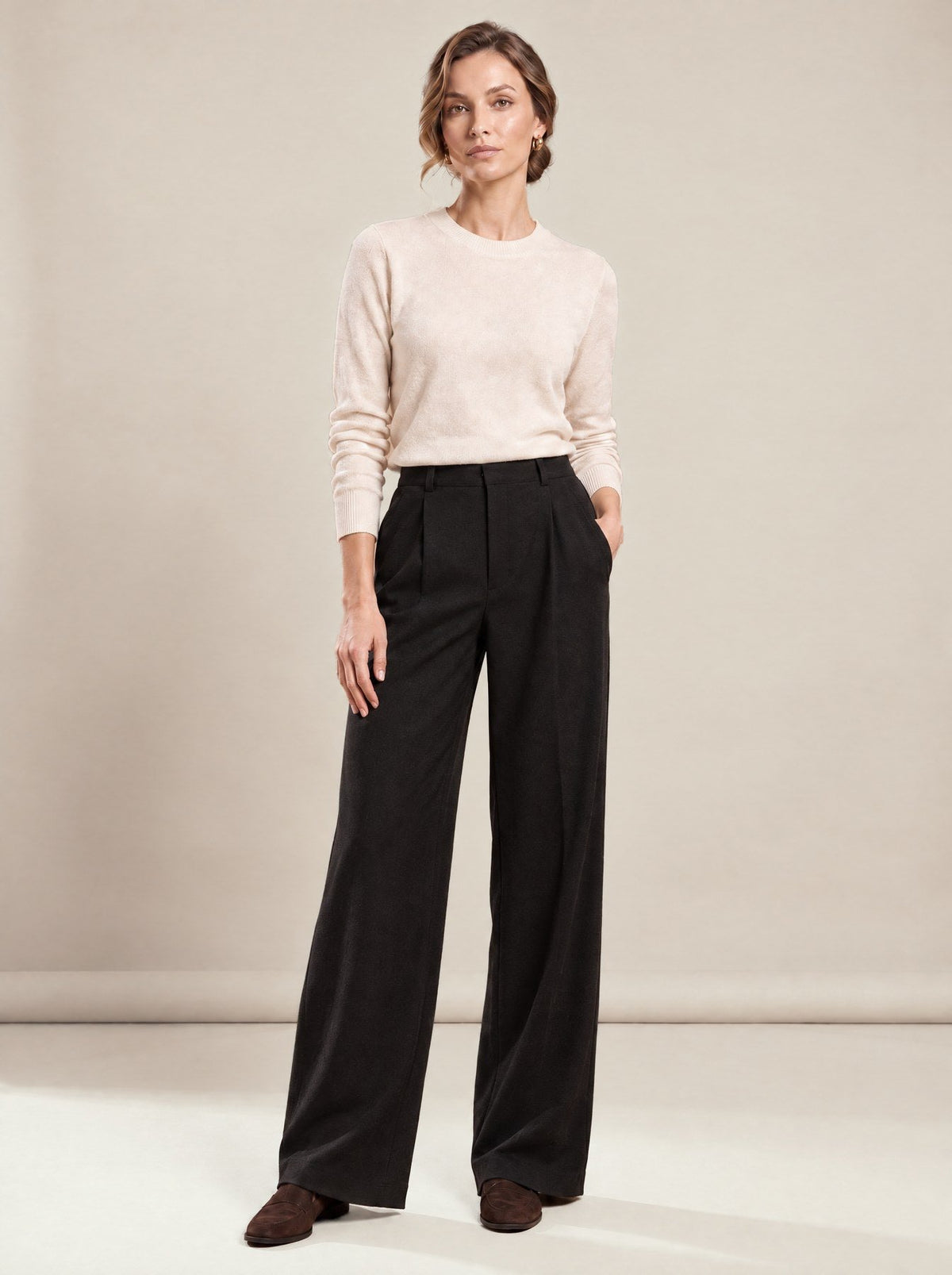 Grey Trousers in black