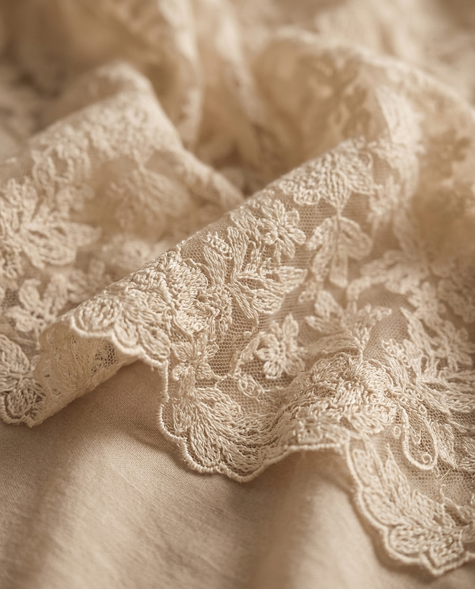Hauts - detail dentelle