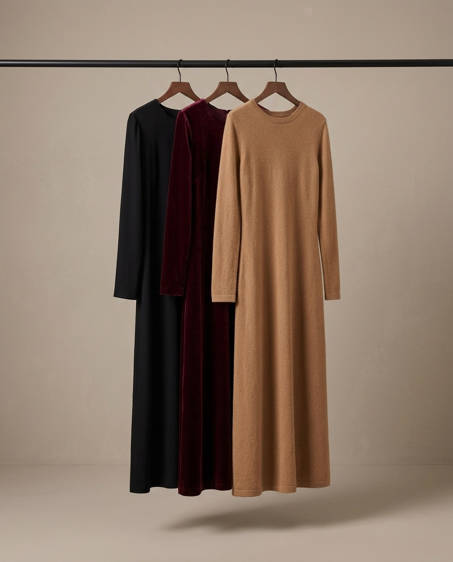 Robes & Jupes - trois robes sur cintres