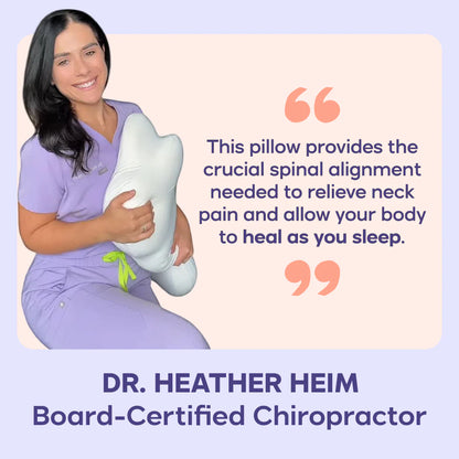 Ergonomic Cervical Pillow – Memory Foam Neck Support for Side, Back & Stomach Sleepers