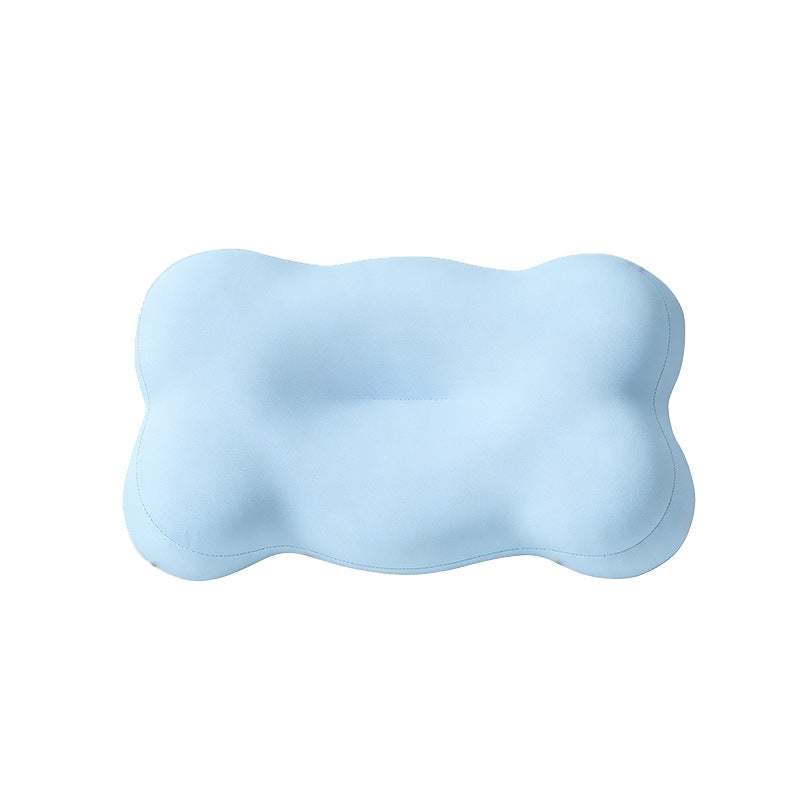 Close-up of the Lushko ergonomic memory foam pillow with breathable cooling cover