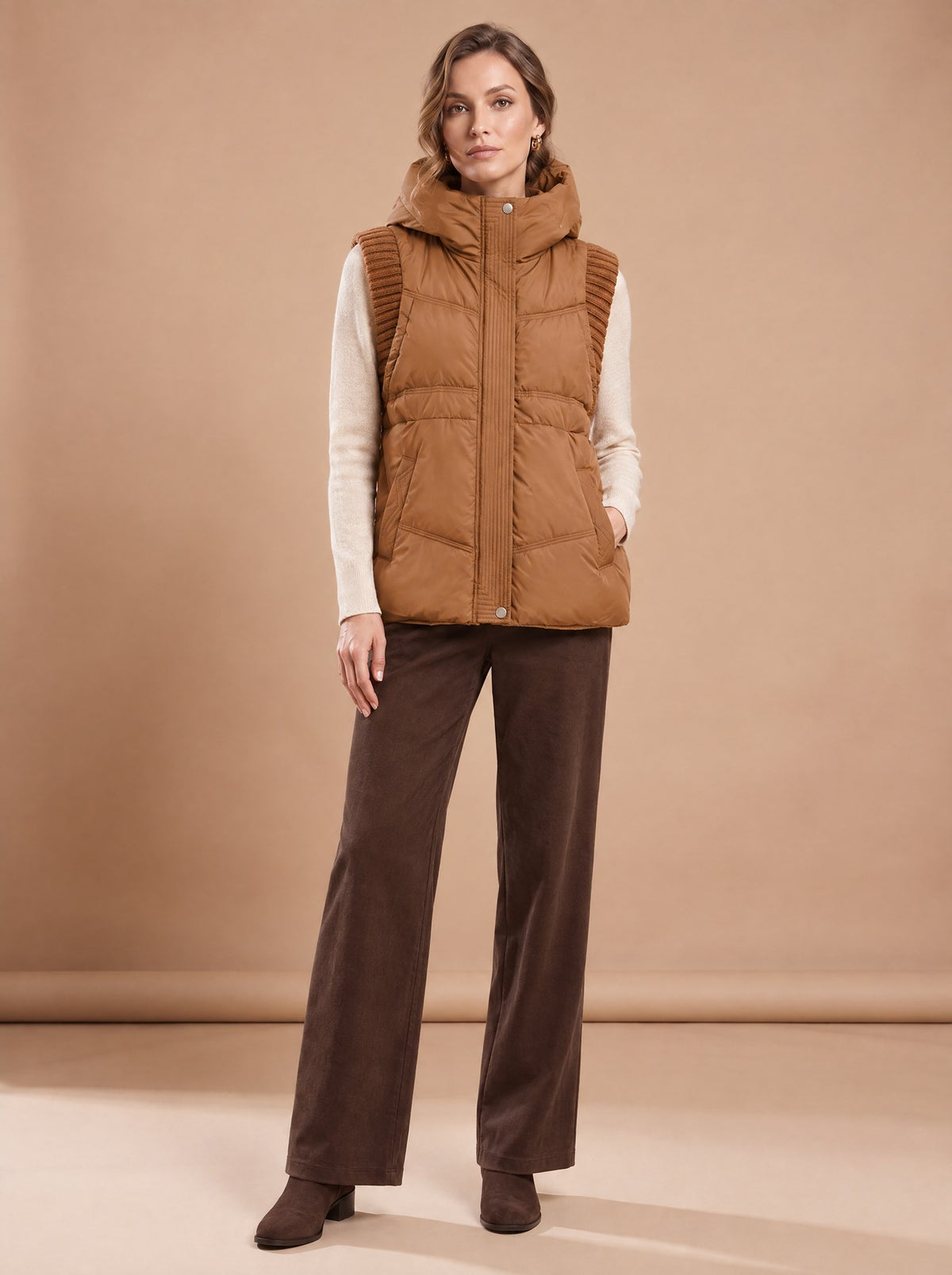 Gilet Berthe porté