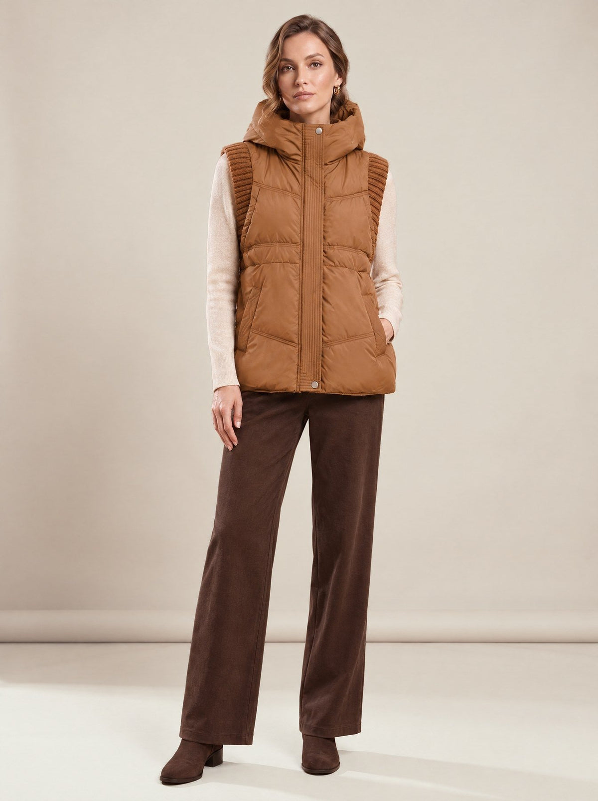 Berthe Gilet, worn
