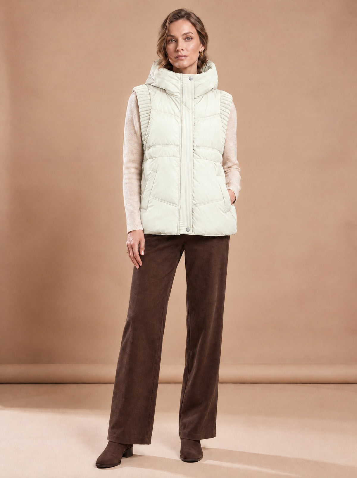 Gilet Berthe blanc crème