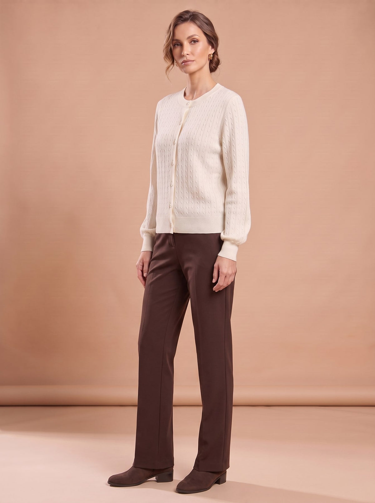 Gilet Éliane vu de trois-quarts