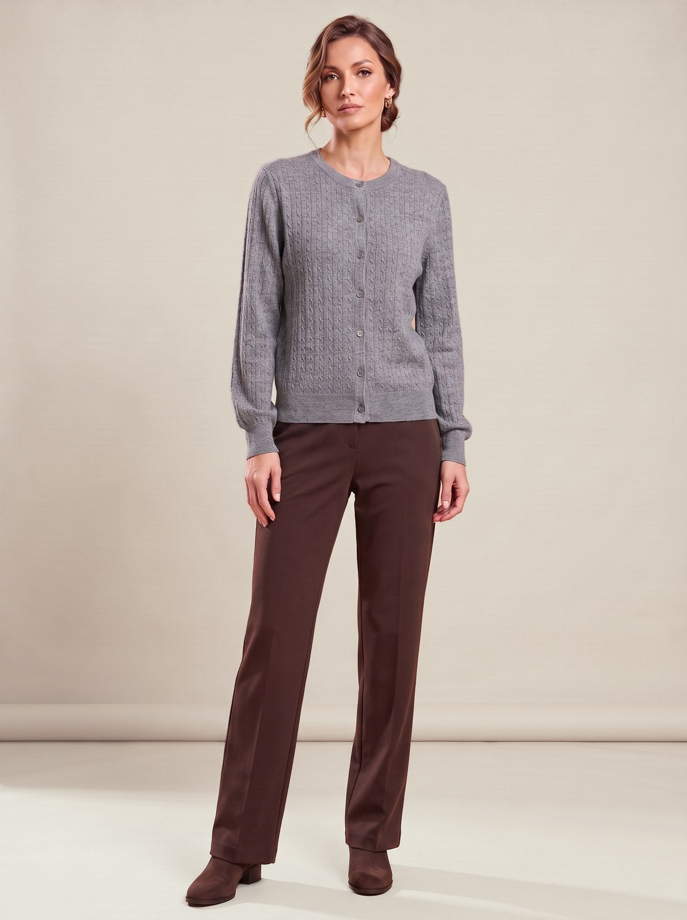Éliane Cardigan in grey