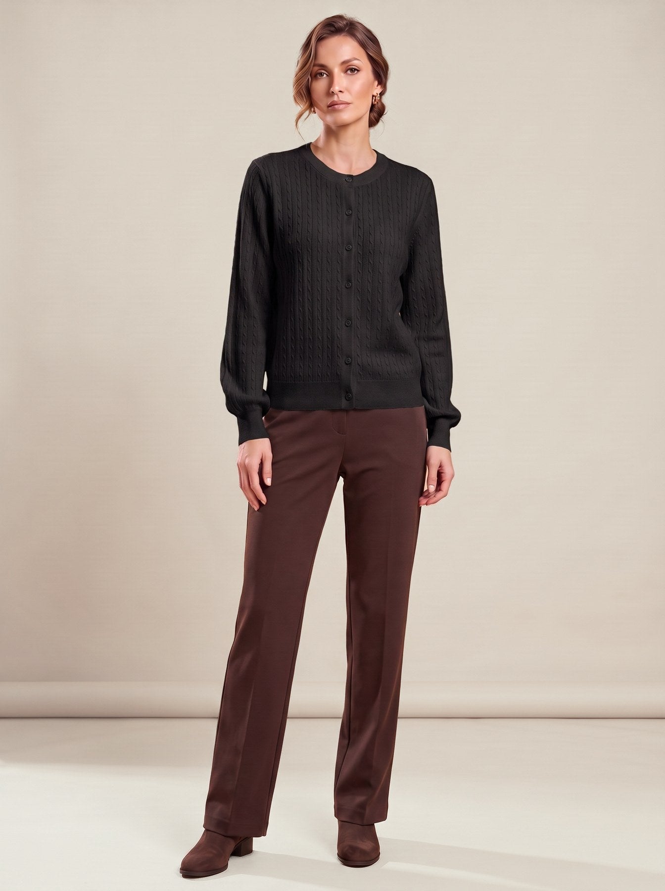 Éliane Cardigan in black
