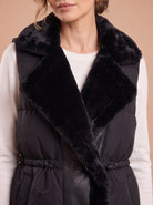 Gilet Huguette détail du col