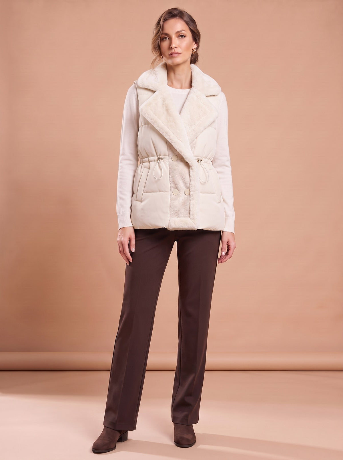 Gilet Huguette blanc