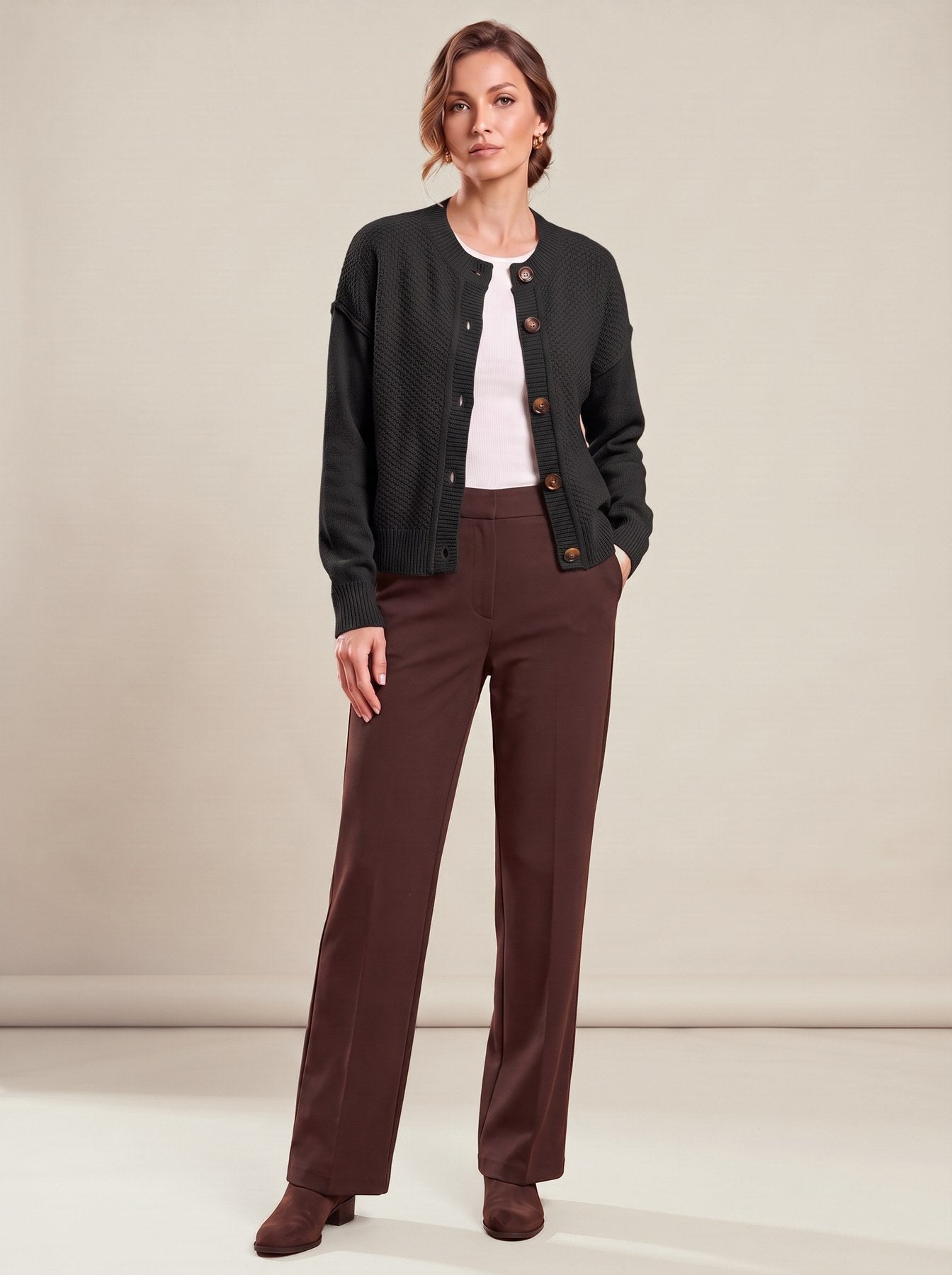 Pierrette Cardigan in black