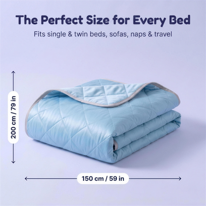 The Perfect Size for Every Bed - cooling blanket 150x200cm size guide