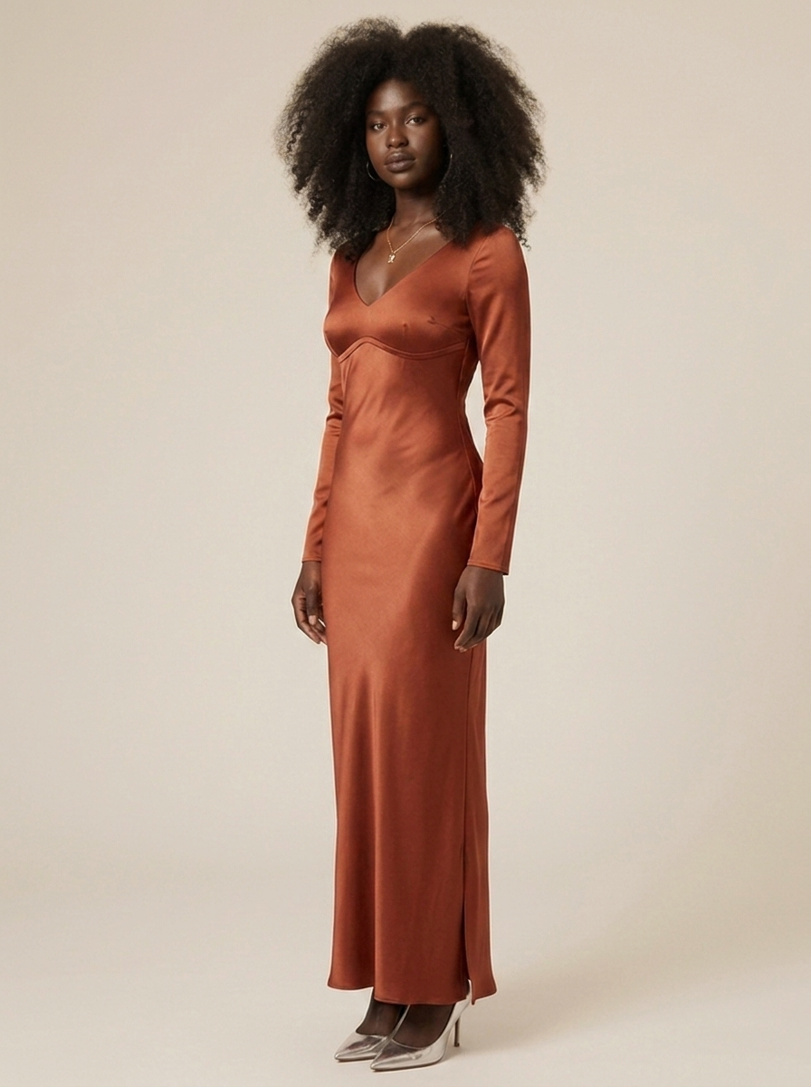 Marguerite Dress – three-quarter view