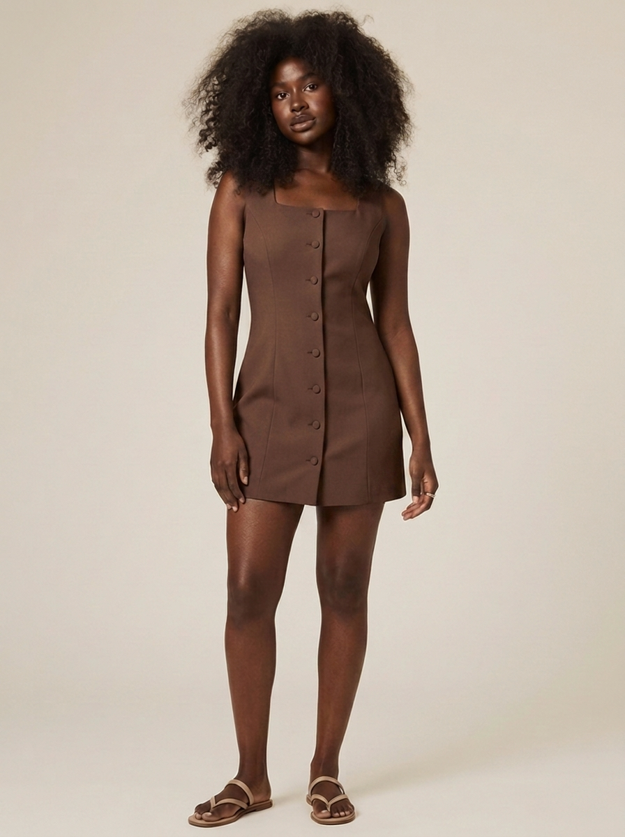 Apolline Dress – Brown