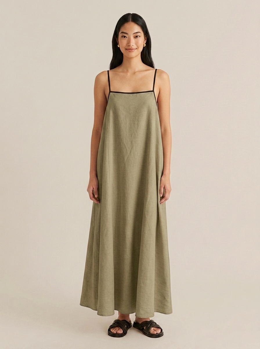 Aurore Dress – Khaki