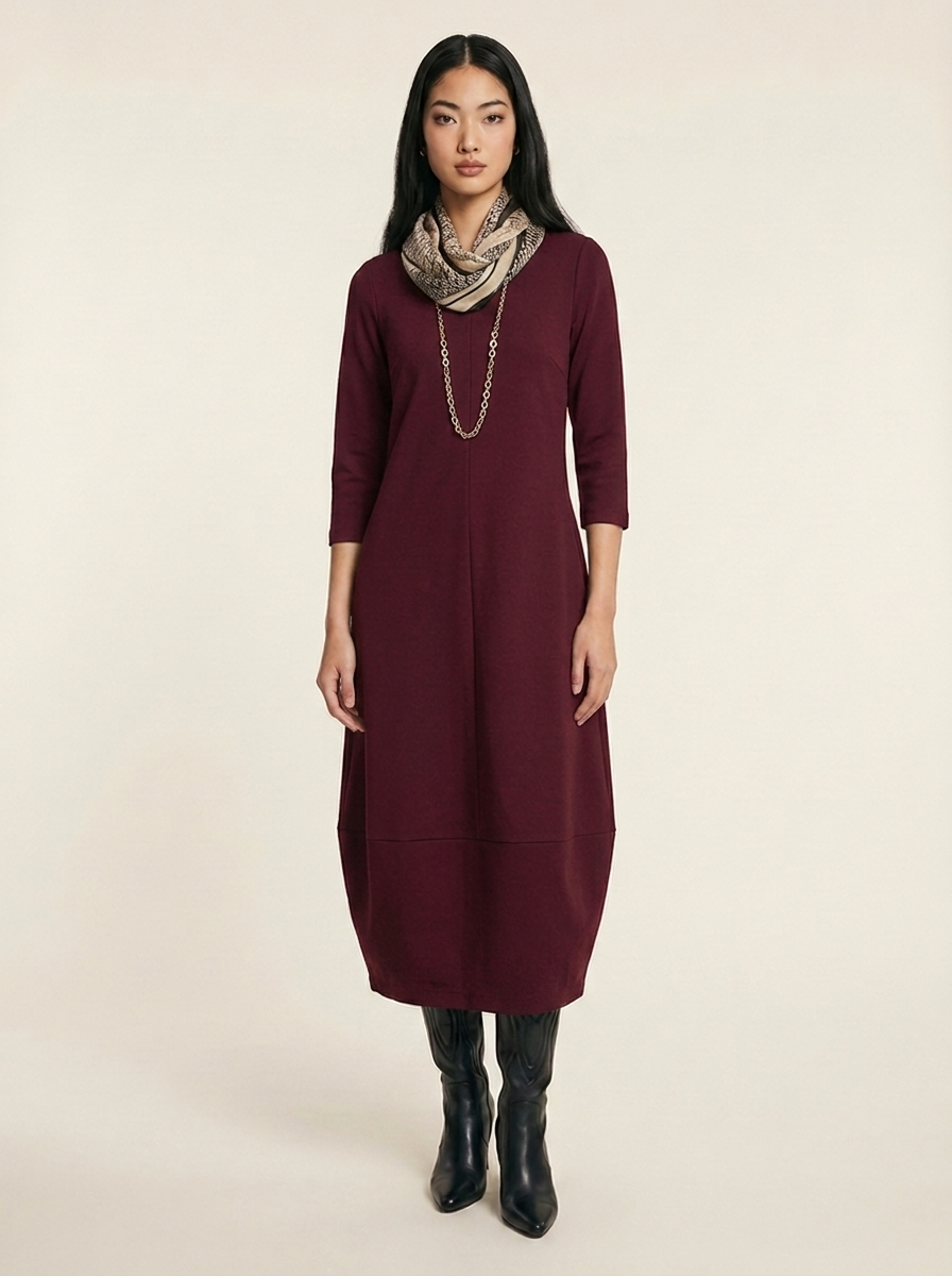 Robe Constance Bordeaux