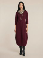 Constance Dress – Burgundy