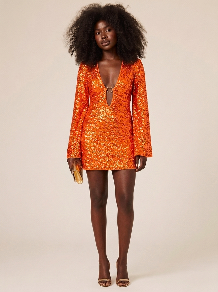 Robe Eleonore Orange