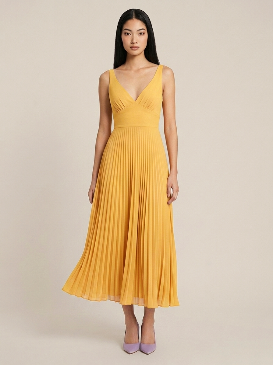 Élise Dress – Yellow