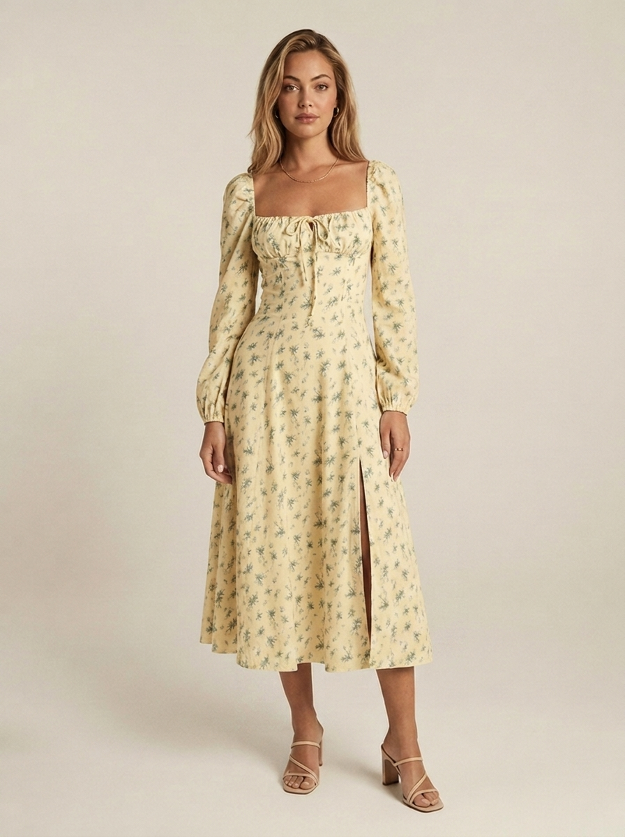 Robe Eloise Jaune pale