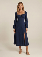 Robe Eloise Bleu marine