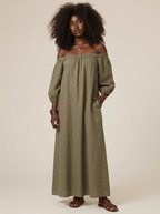 Émeline Dress – Khaki
