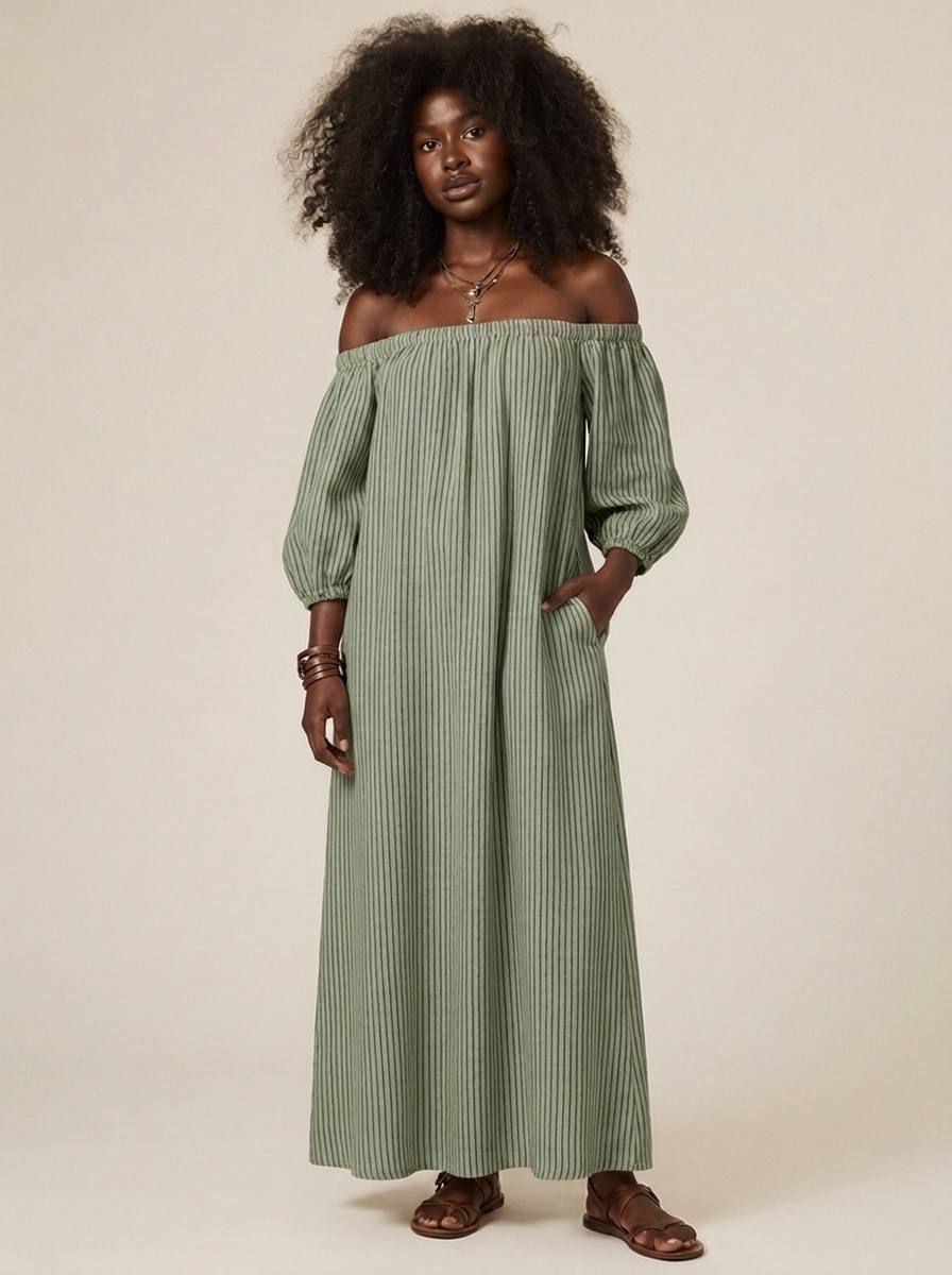 Émeline Dress – Green