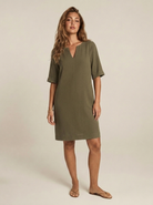 Robe Ines Vert kaki