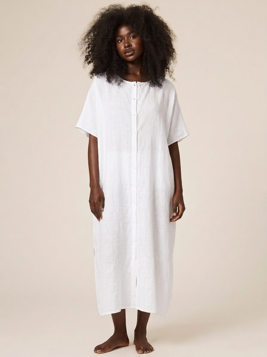 Robe Iris Blanc