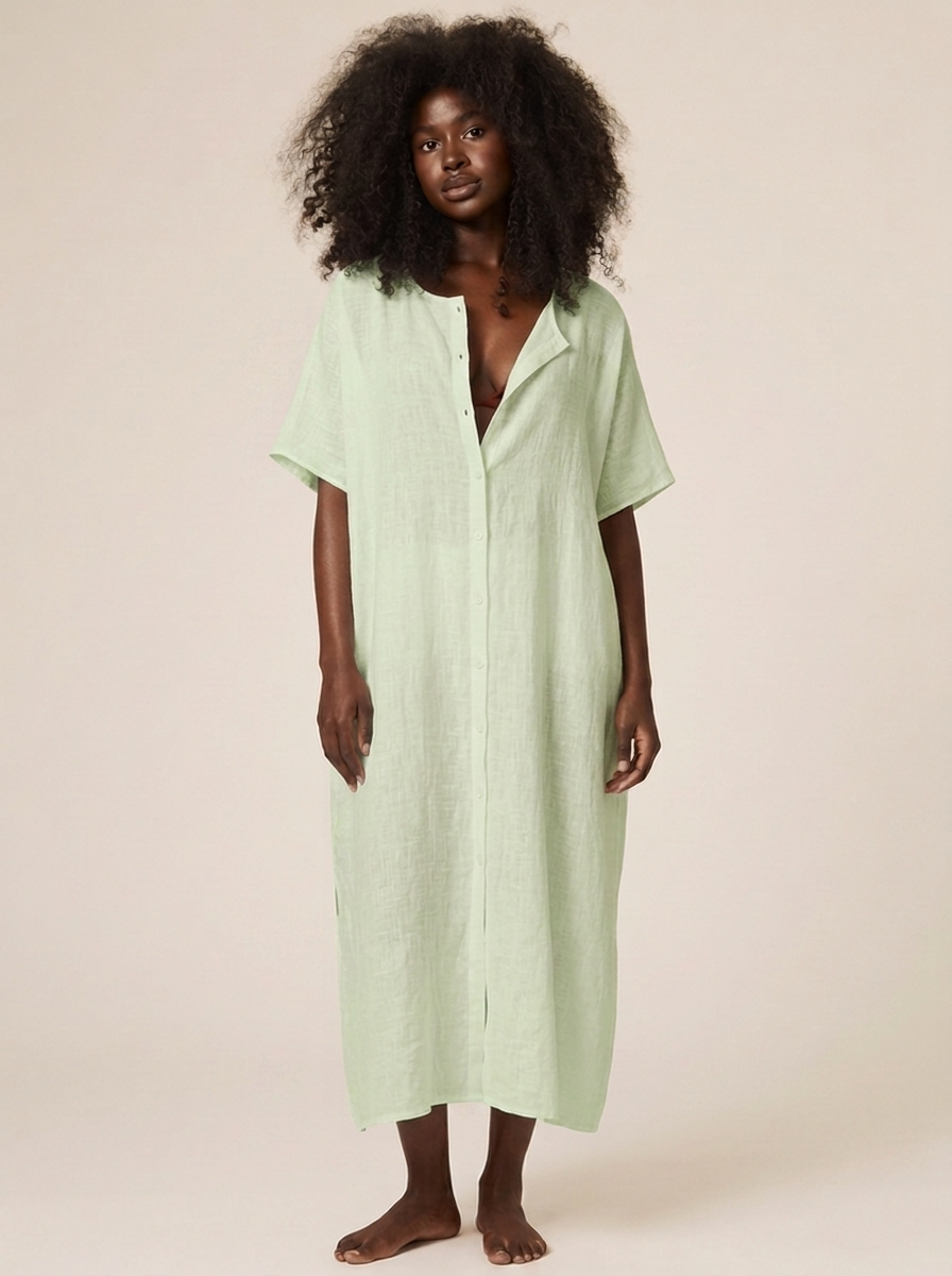 Robe Iris Vert clair