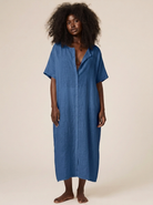 Robe Iris Bleu