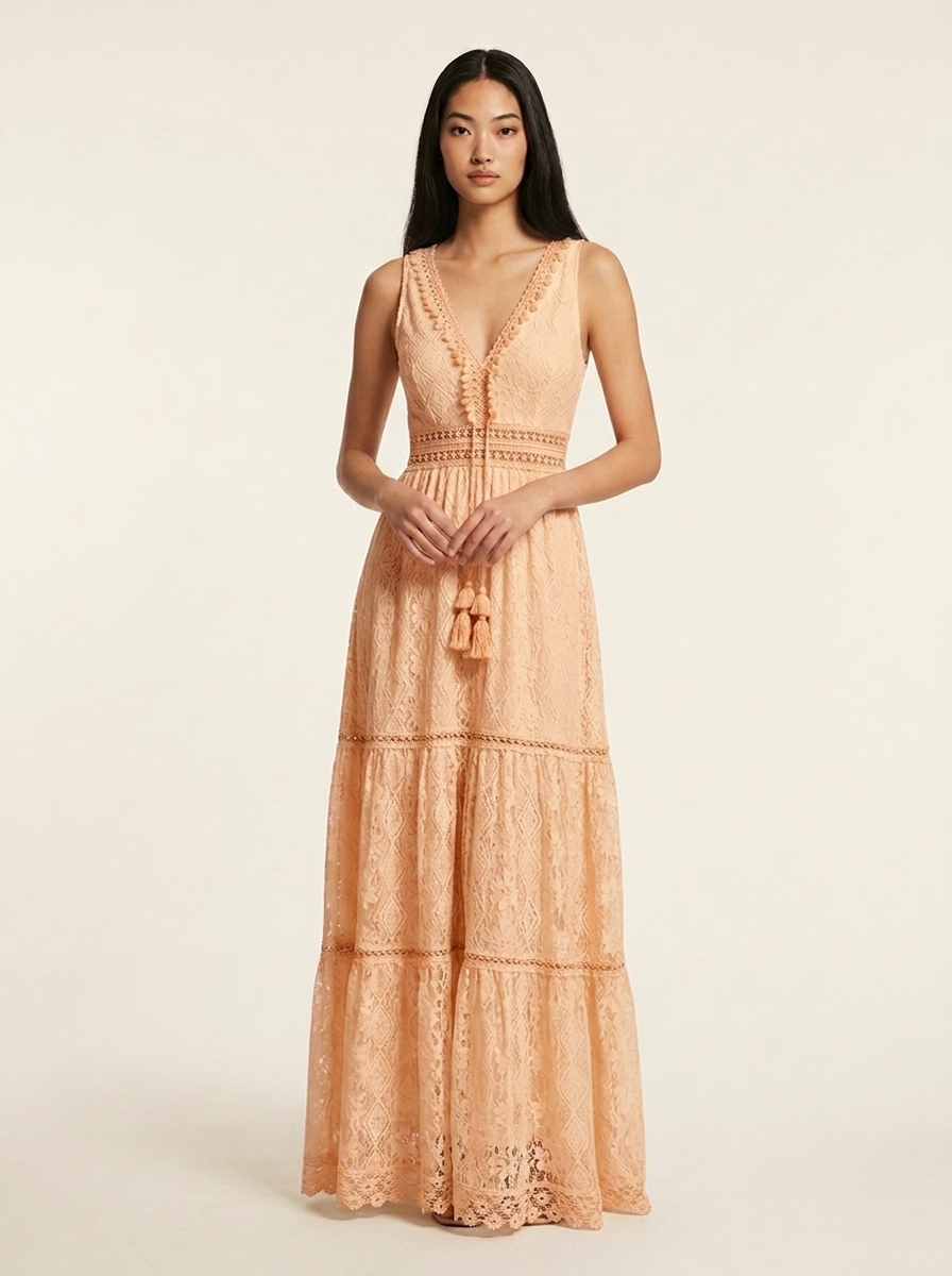 Robe Lucie Abricot