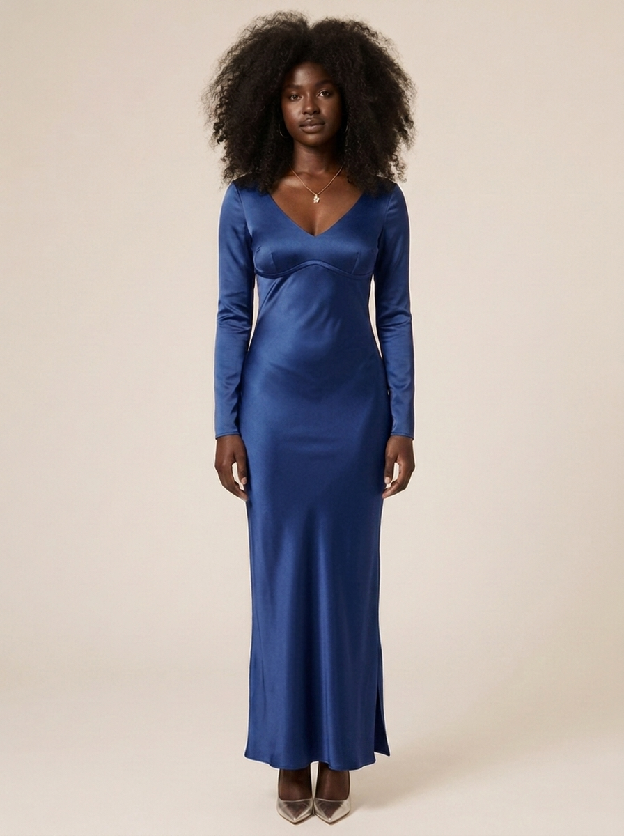 Robe Marguerite Bleu