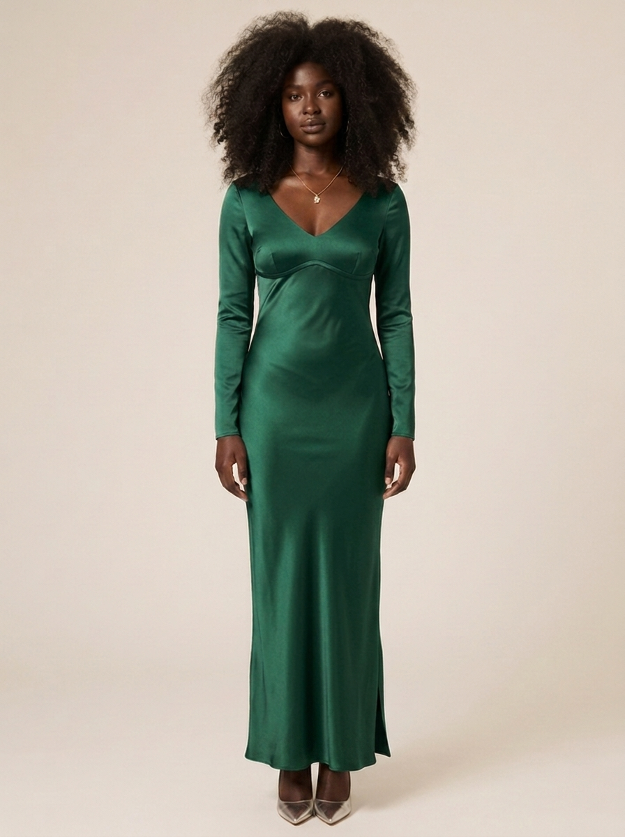 Robe Marguerite Vert
