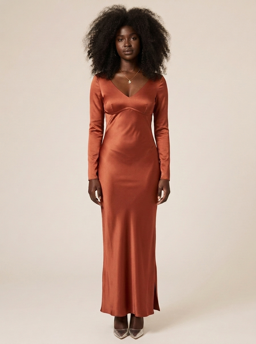 Robe Marguerite Terracotta