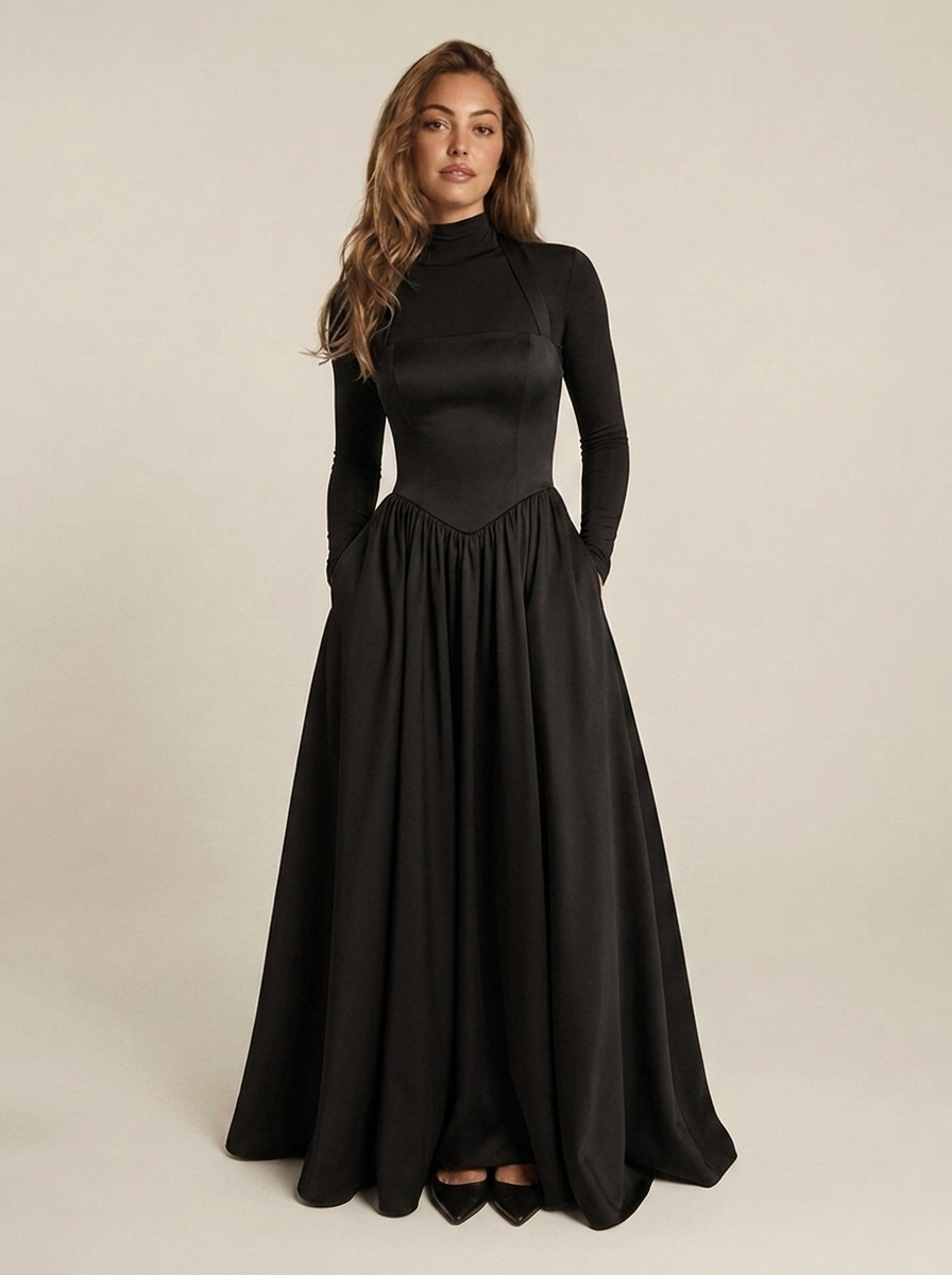 Robe Romane Noir