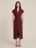 Amandine Dress – Burgundy