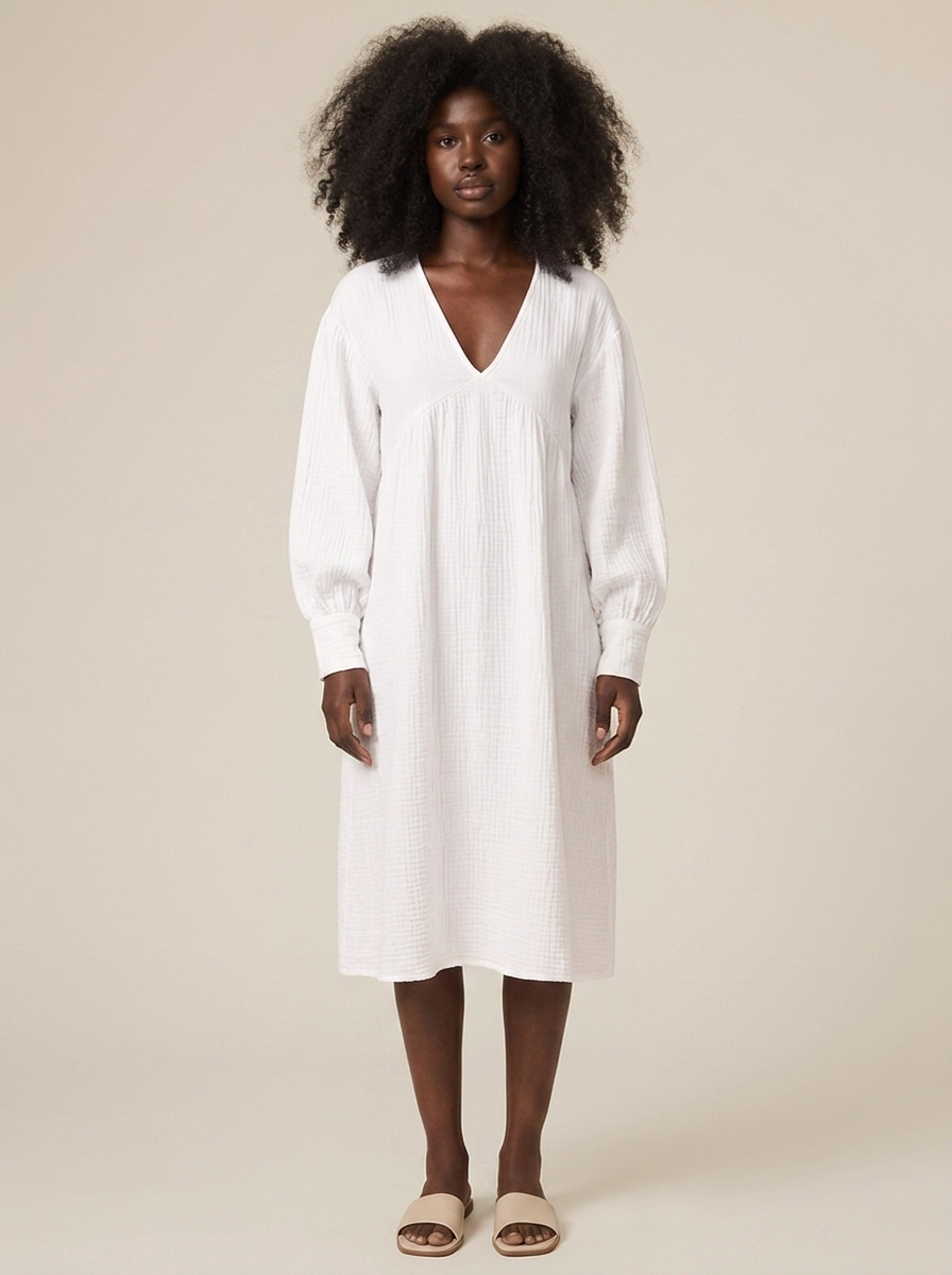 Albane Dress – White