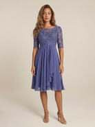 Robe Ambre Bleu violet