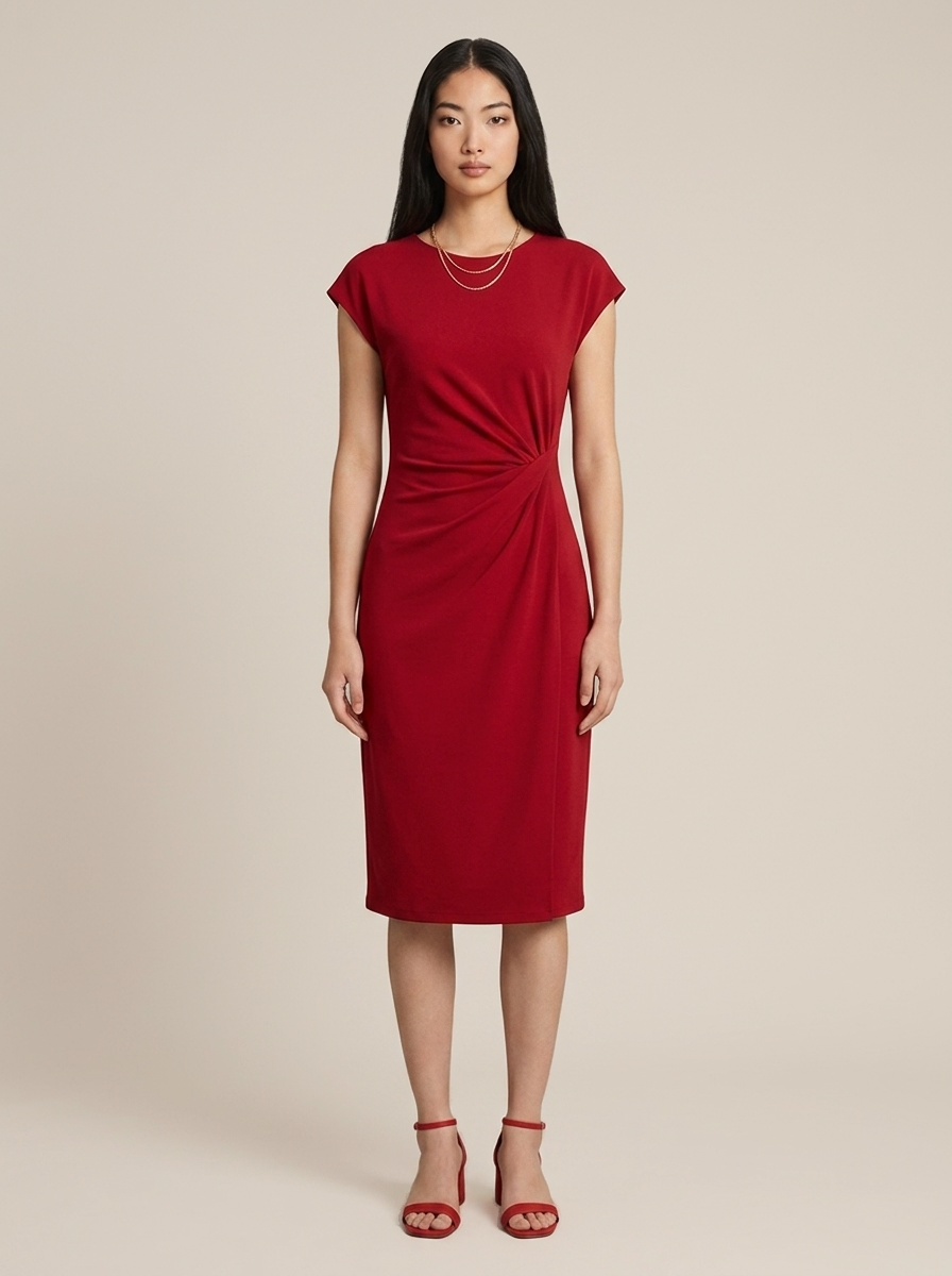 Léonie Dress – Red