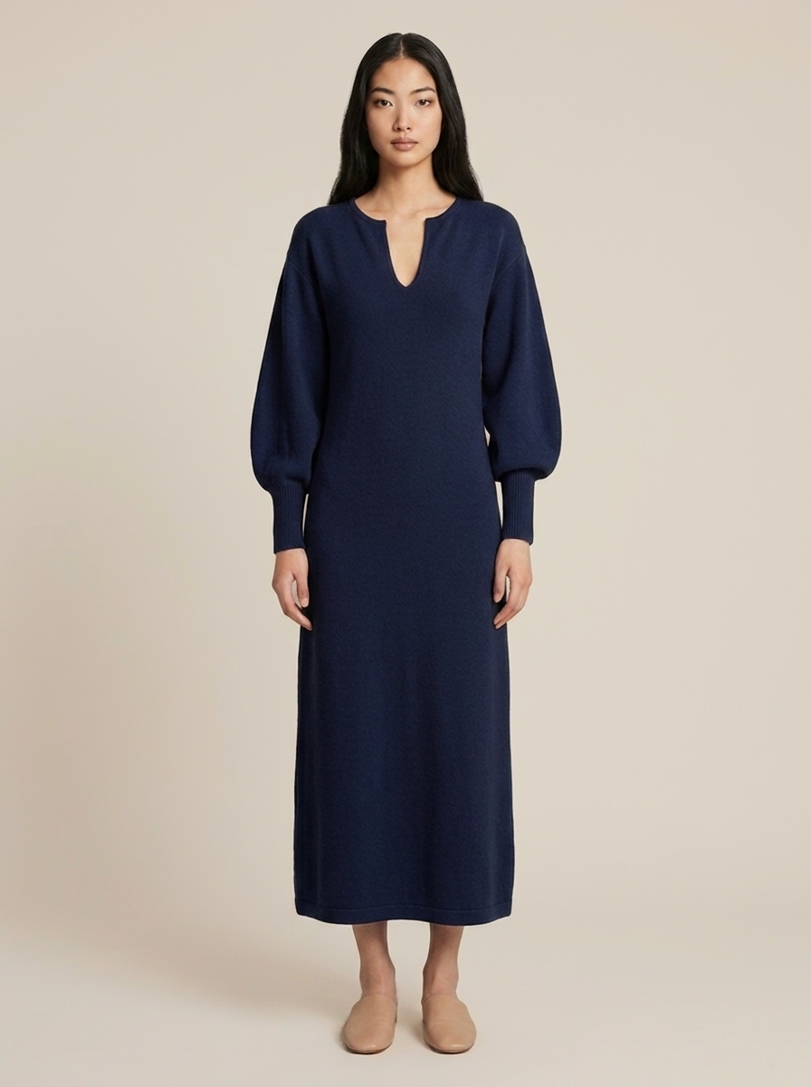 Mireille Dress – Navy blue