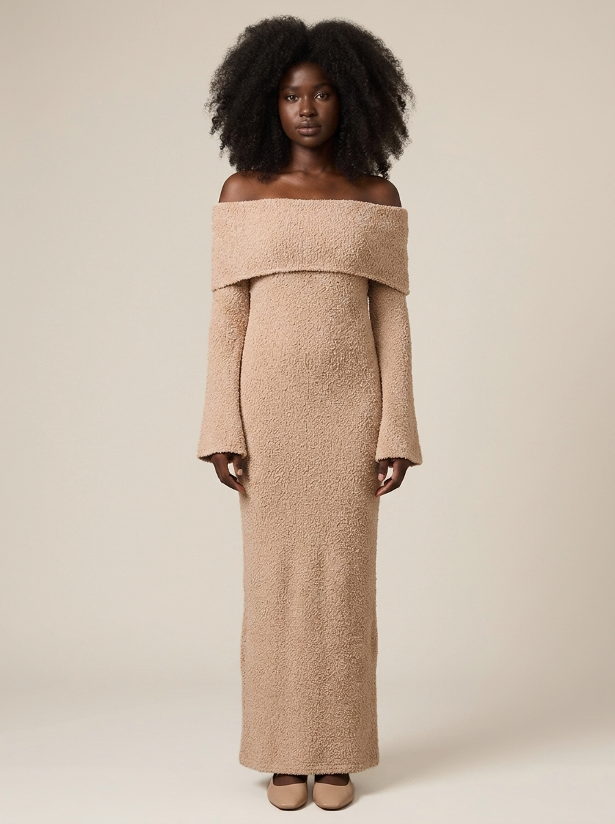 Olympe Dress – Nude