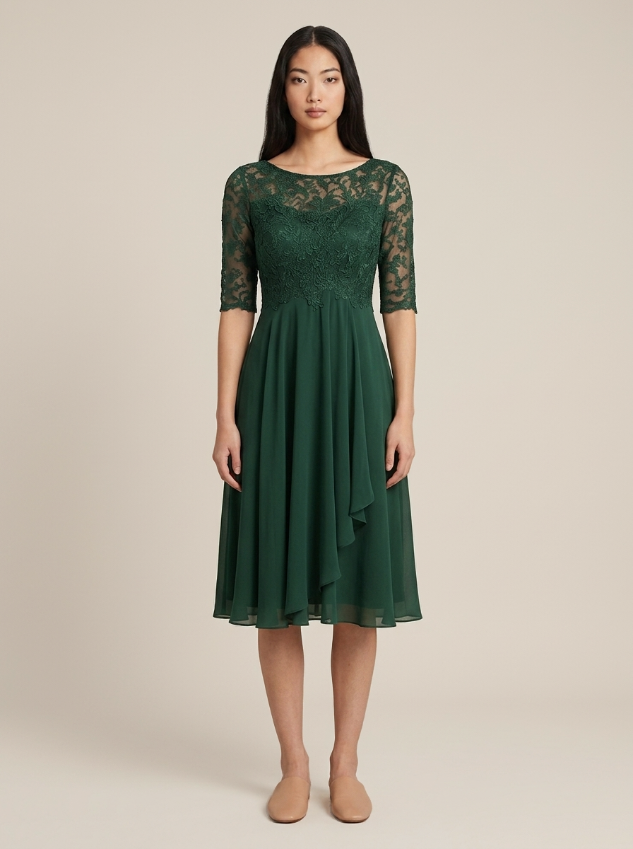 Orianne Dress – Dark green